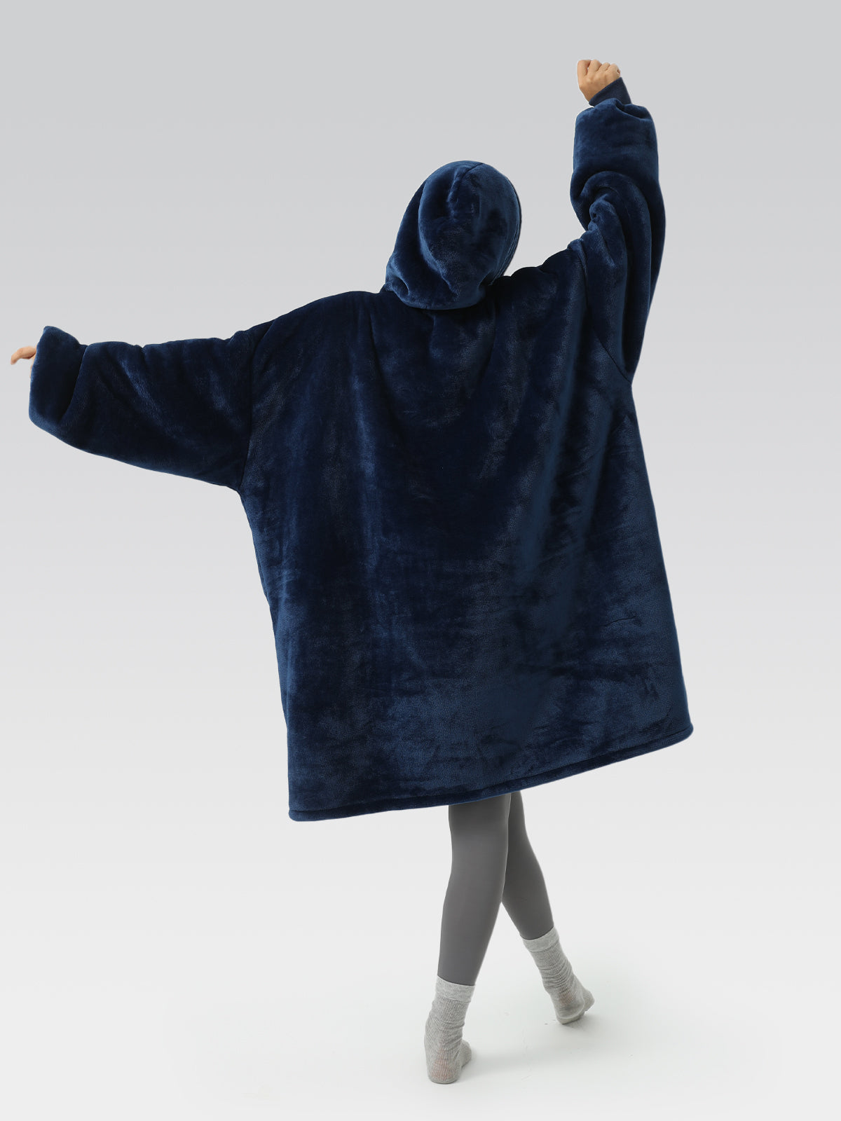 Blanket Hoodie Navy Blue