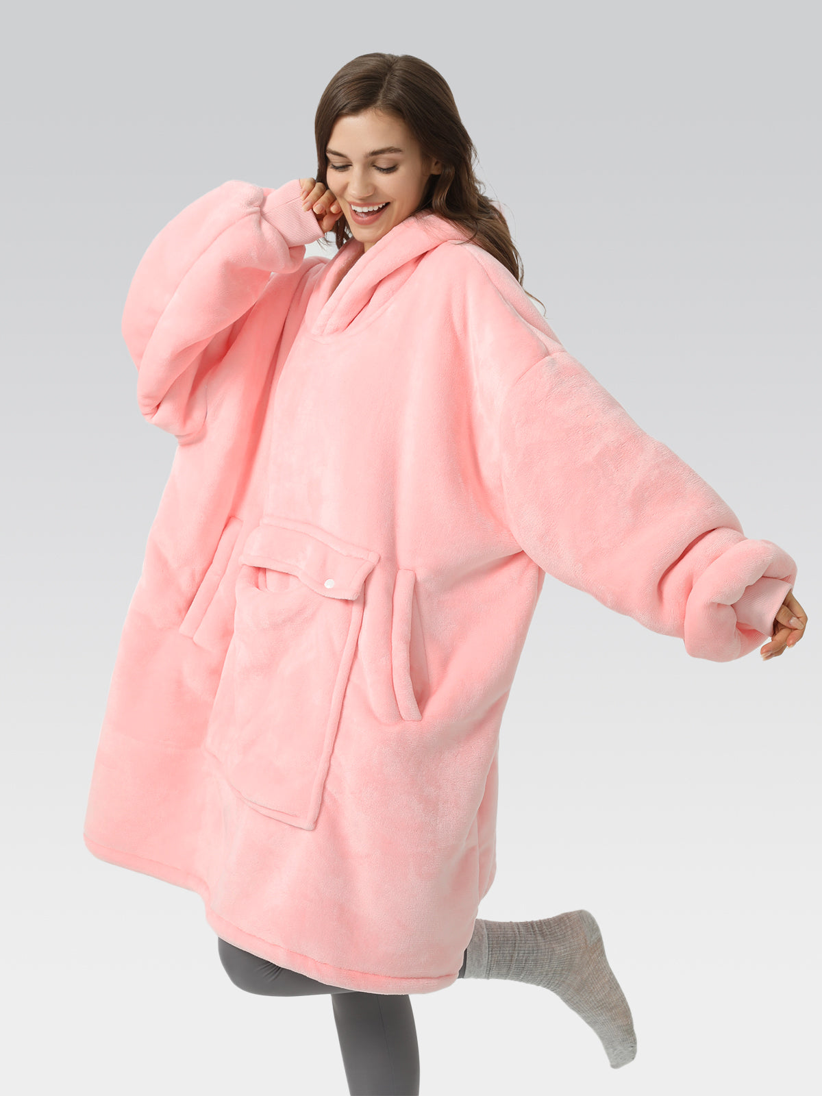 Blanket Hoodie Pink