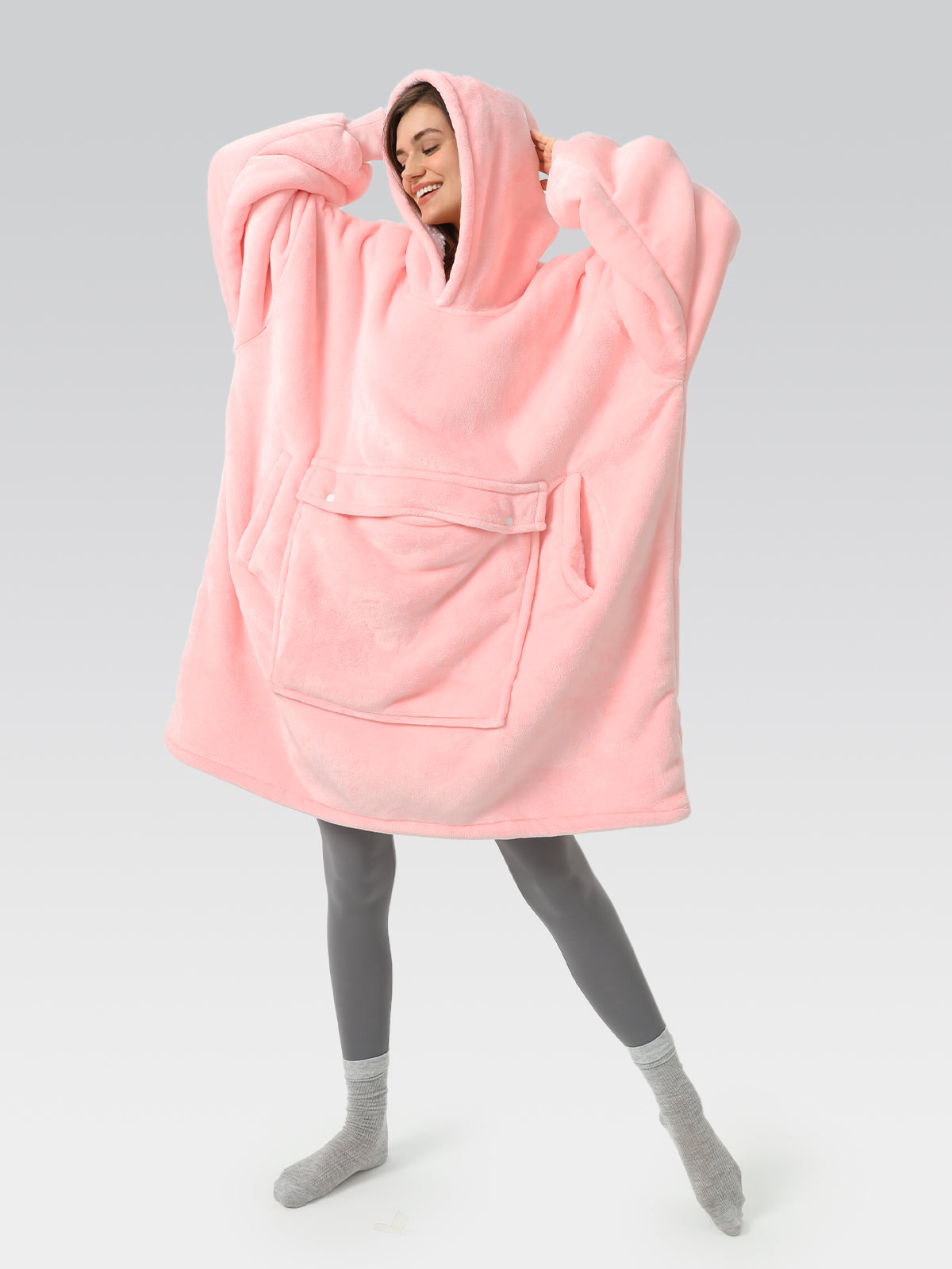Blanket Hoodie Pink