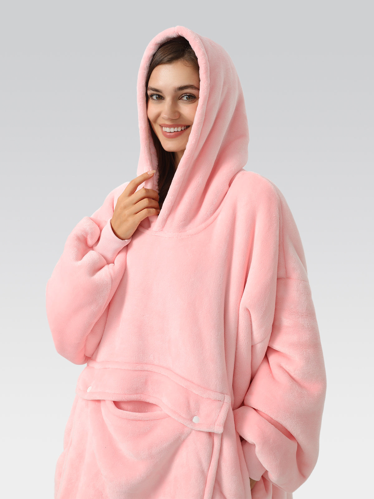 Blanket Hoodie Pink