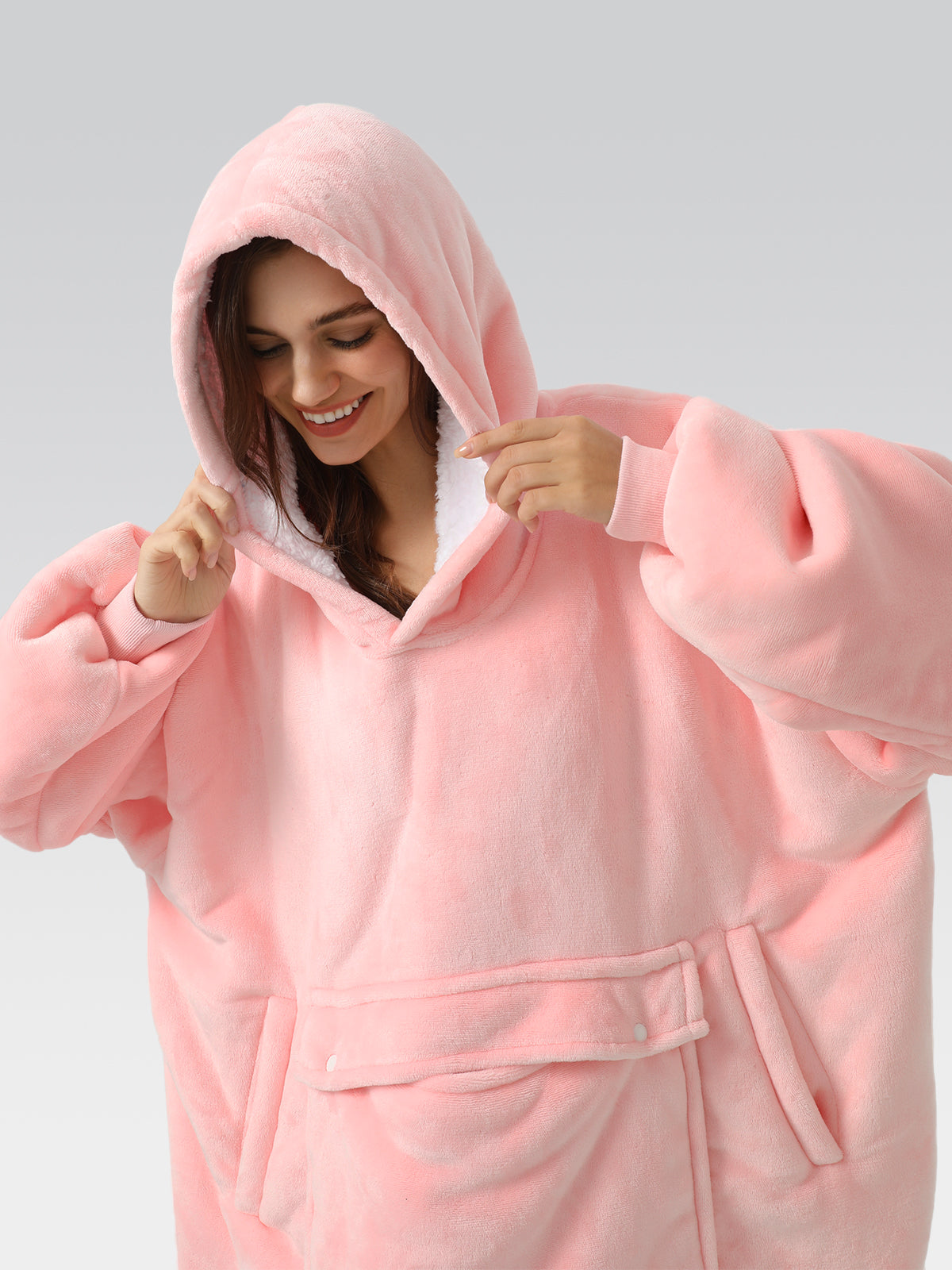 Blanket Hoodie Pink