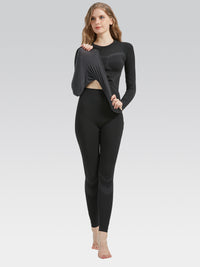Women's Thermal Underwear Set Athletic Long Johns