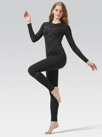 Women's Thermal Underwear Set Athletic Long Johns