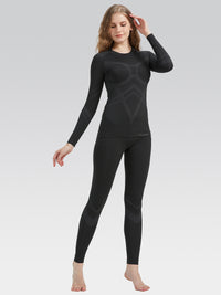 Women's Thermal Underwear Set Athletic Long Johns