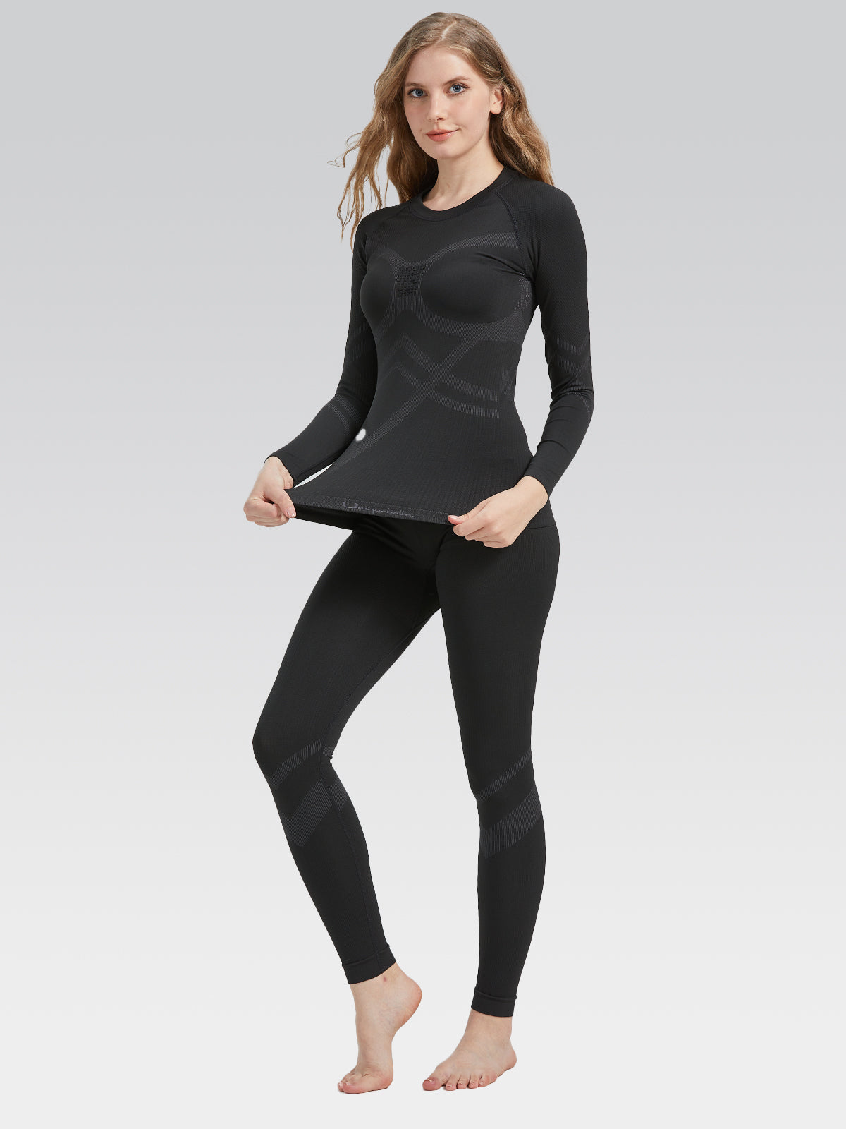 Women's Thermal Underwear Set Athletic Long Johns