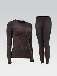 Women's Thermal Underwear Set Athletic Long Johns