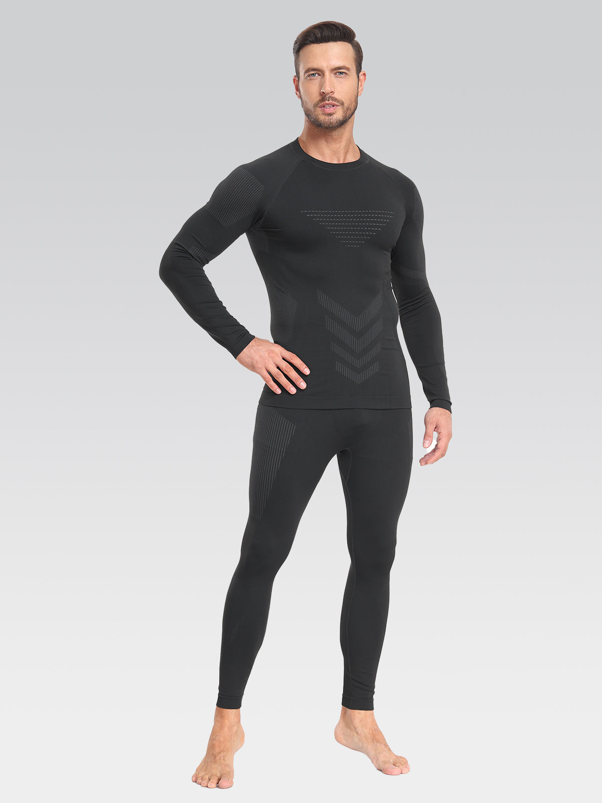 Men's Long Johns Thermal Underwear Set