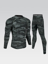 Men's Thermal Underwear Set Mock Turtleneck