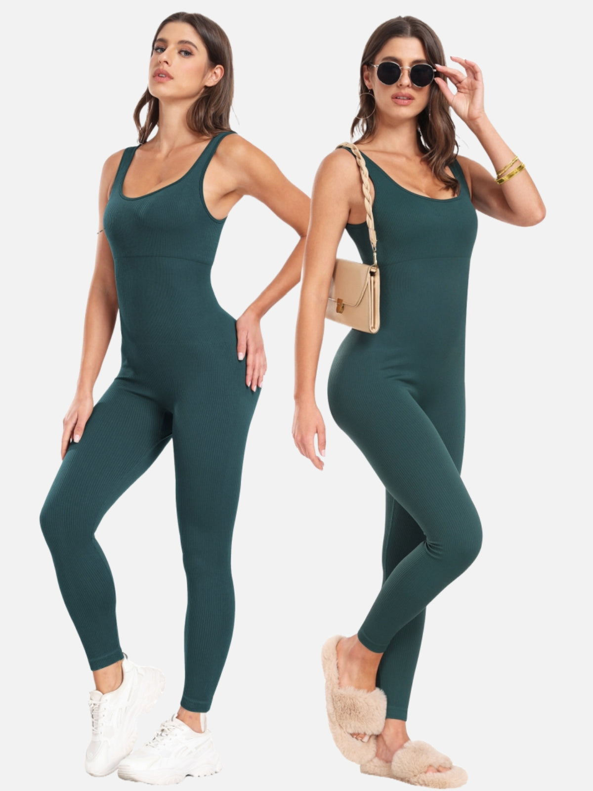 Women's Workout Jumpsuit Seamless Romper