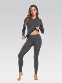 Women's Thermal Underwear Long Johns Base Layer Set