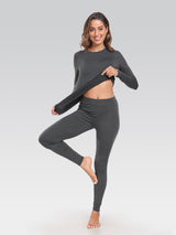 Women's Thermal Underwear Long Johns Base Layer Set