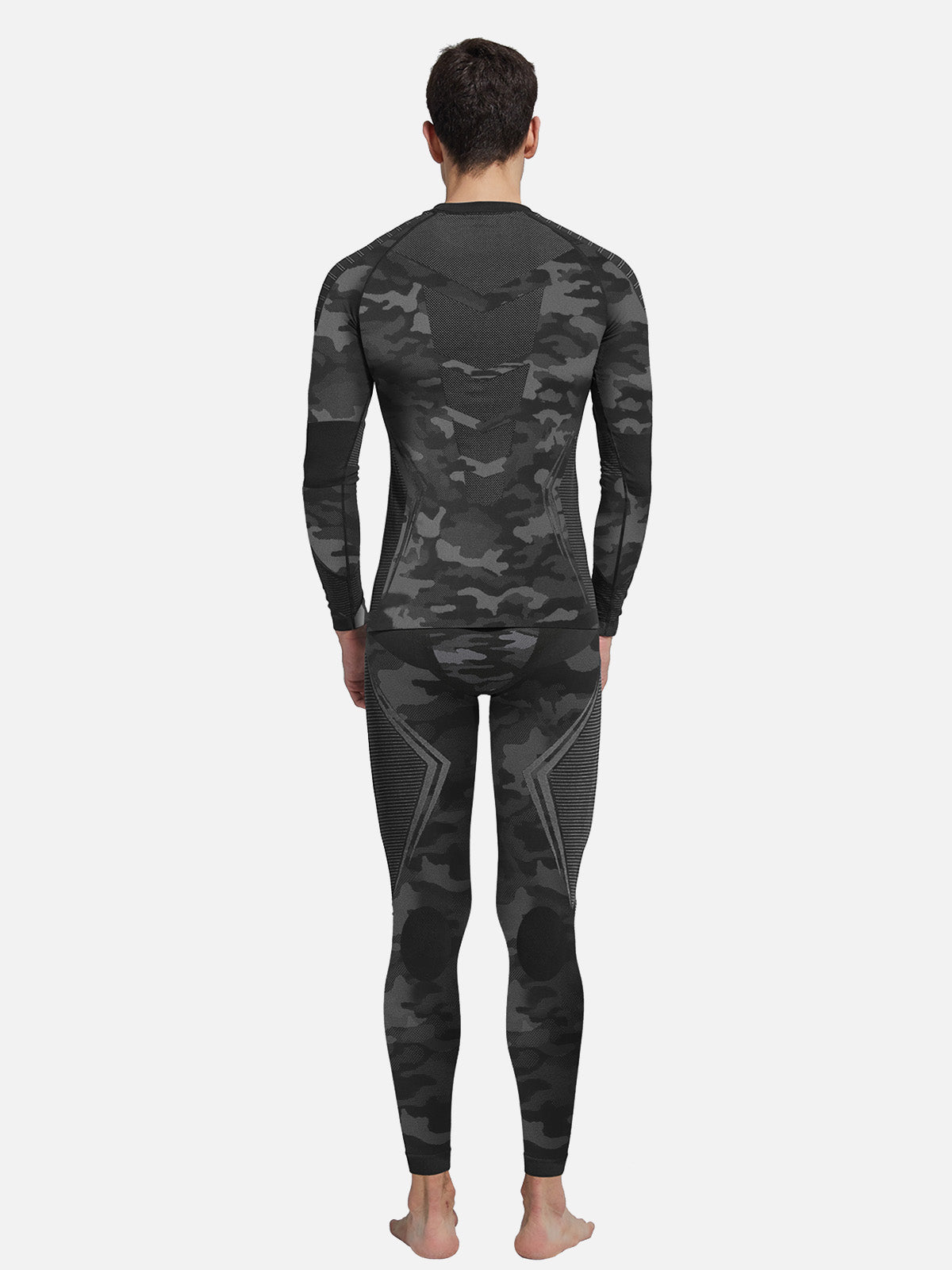 Uniquebela Men's Thermal Underwear Baselayer Set for Winter, Cold Weather, Skiing