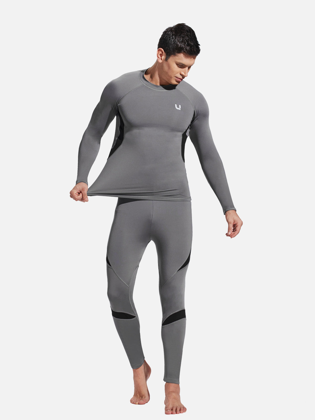 Uniquebela Men's Thermal Underwear Baselayer Set for Winter, Cold Weather, Skiing